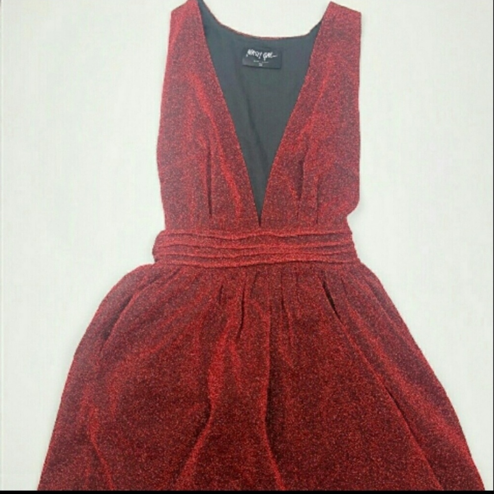 Sparkling ruby dress